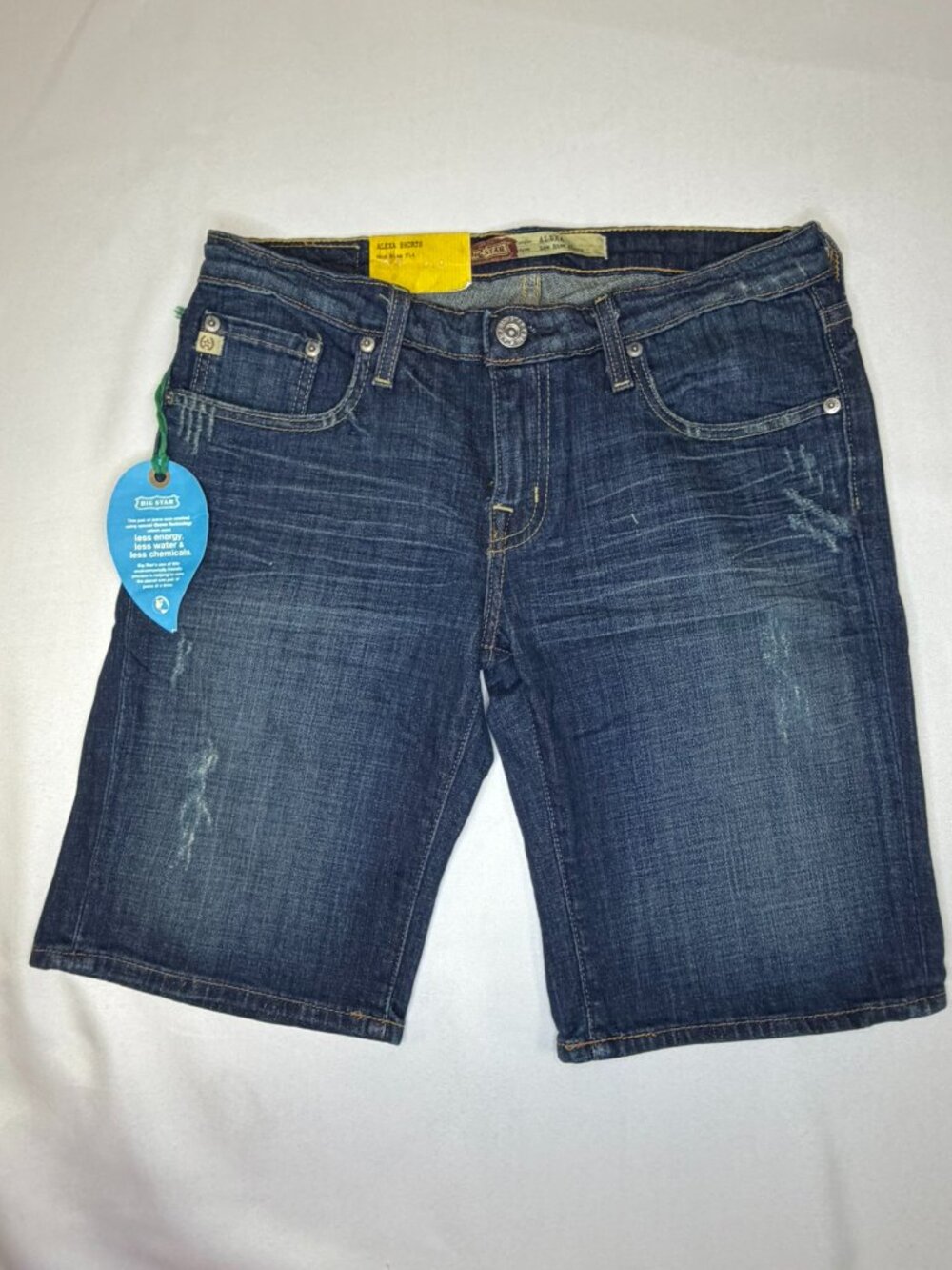 NWT Big Star Alexa Mid-Rise Bermuda Shorts - Size 29